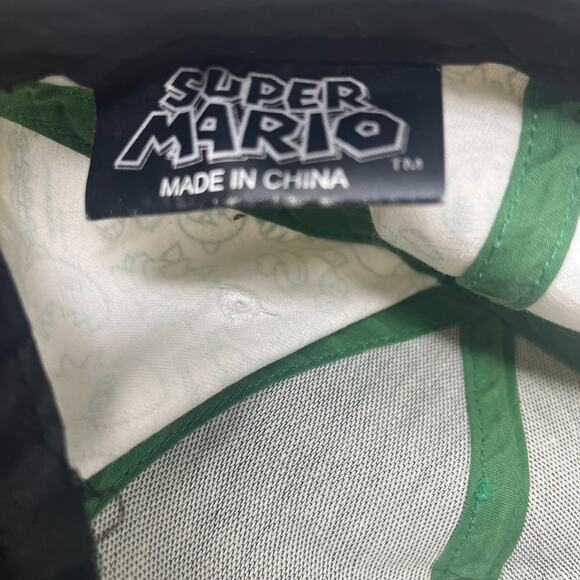 Nintendo Get A Life Green Trucker Hat Mens L 1-Up Mushroom Snapback - Picture 7 of 13